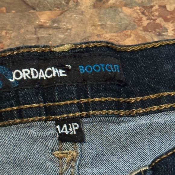 Jordache Girls Jeans Size 14 1/2 Plus Blue Denim - Picture 5 of 12